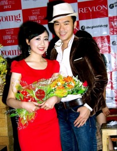 Diễn viên Dương Khánh Duy cùng Hoa khôi Miss Young Style Nguyễn Bích Hường
