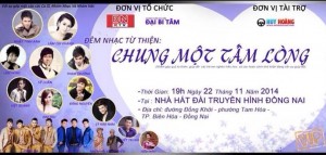 Poster chương trình "Chung một tấm lòng"