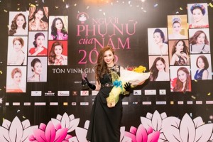 Cherry Đào với kỷ niệm chương Người Phụ Nữ Của Năm 2016