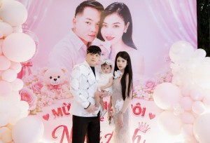 Tiệc thôi nôi bé Nguyễn Nhật Ánh, con gái út của ca sĩ Kannan Nguyễn và Tha Hy