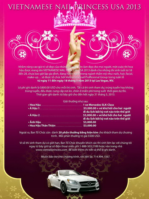 Ốter Cuộc thi Hoa hậu ngành nail 2013