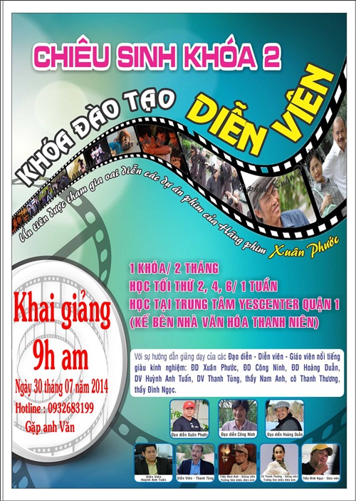 Khóa học khai giảng ngày 30/7