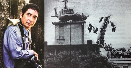 Sách ảnh Sài Gòn in nhầm ảnh chế dòng người di tản 1975