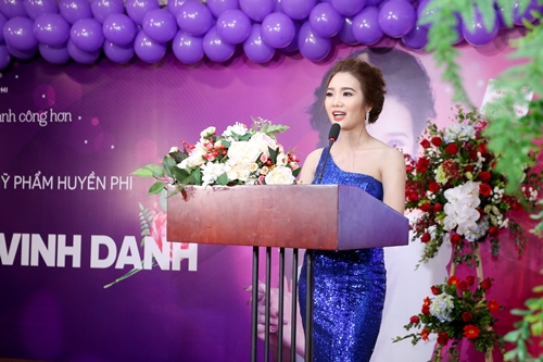 Hoàng Phi Huyền - giám đốc thương hiệu của Mỹ phẩm thiên nhiên Huyền Phi