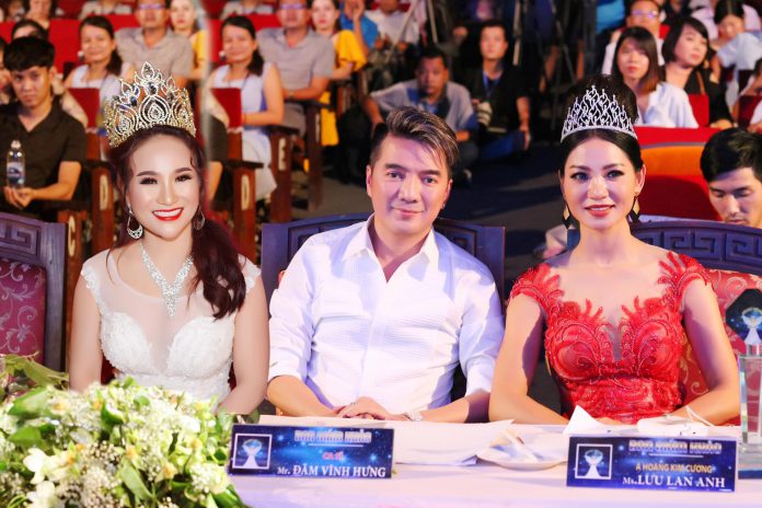 Trưởng ban tổ chức – Hoa hậu Nguyễn Lan Vy, Giám khảo – ca sĩ Đàm Vĩnh Hưng và giám khảo – Á hoàng Lưu Lan Anh