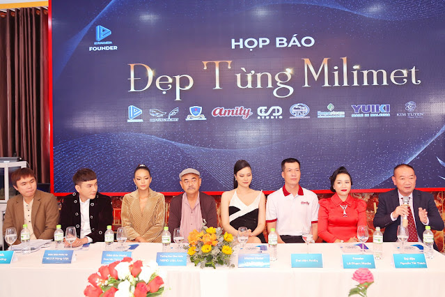 Đại diện BTC, BGK, nhà tài trợ tại buổi họp báo