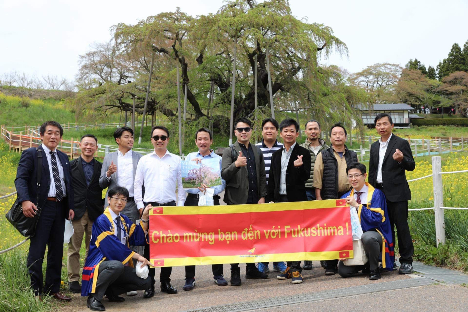 Đoàn "Famtrip" được chào đón tại Fukushima